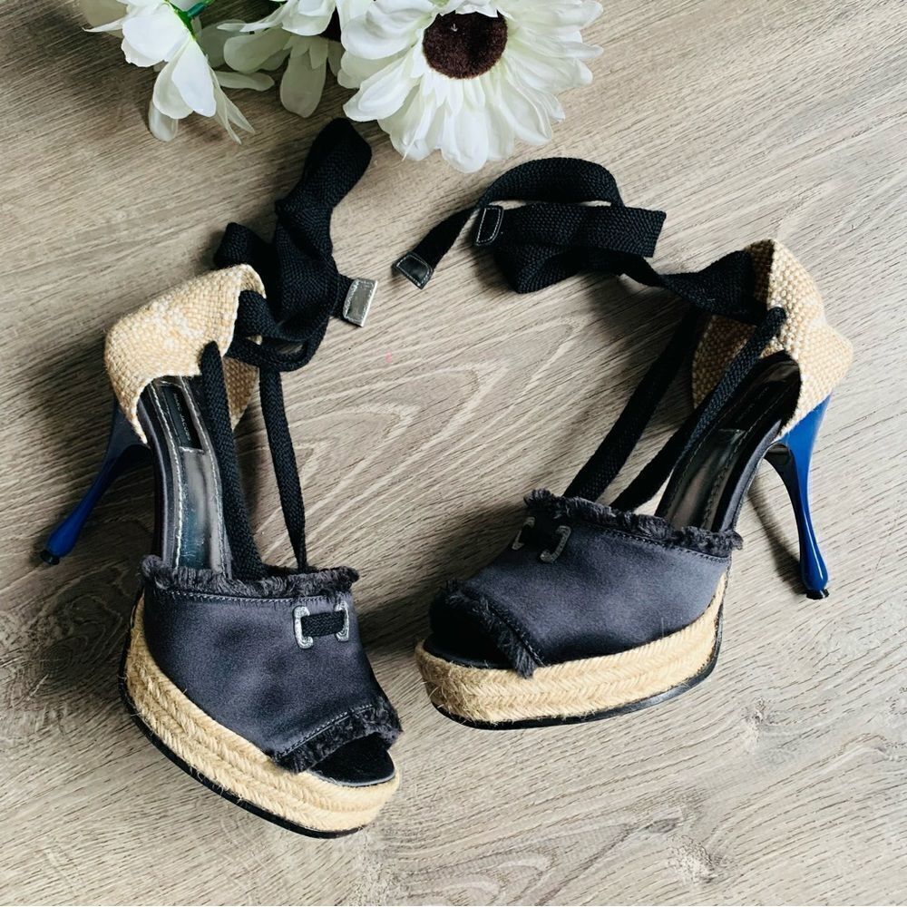 MARC JACOBS BLACK PLATFORMS - Picture 3 of 11